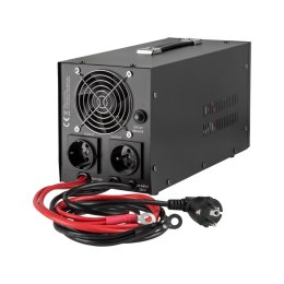 ZASILACZ AWARYJNY REBEL POWER-1000 -  PRZETWORNICA Z CZYSTYM  PRZEBIEGIEM SINUSOIDALNYM I FUNKCJĄ ŁADOWANIA 12V 230V 1000VA/700W