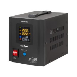 ZASILACZ AWARYJNY REBEL POWER-500 -  PRZETWORNICA Z CZYSTYM  PRZEBIEGIEM SINUSOIDALNYM I FUNKCJĄ ŁADOWANIA 12V 230V 500VA/300W
