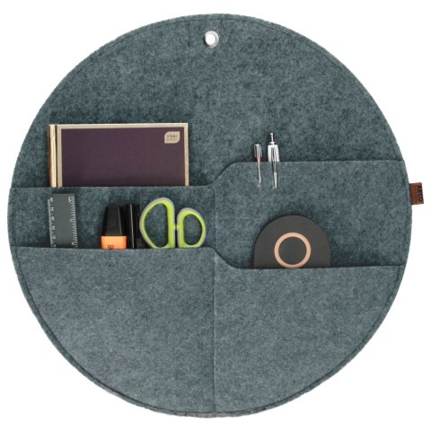 BERTONI EE ORGANIZER NA ŚCIANĘ KÓŁKO Z KIESZENIAMI SZARY XL BERTONI EE ORGANIZER NA ŚCIANĘ KÓŁKO Z KIESZENIAMI SZARY XL