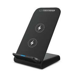 EZC101 ES PERANZA STOJAK BIURKOWY DO TELEFONU Z BEZ PRZEWODOWĄ ŁADOWARKĄ INDUKCYJNĄ 15W  PHOTON