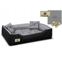 LEGOWISKO PRESTIGE DLA  PSA, KOTA 115x90 / 130x105CM SZARO-CZARNE
