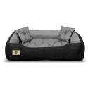 LEGOWISKO PRESTIGE DLA  PSA, KOTA 115x90 / 130x105CM SZARO-CZARNE