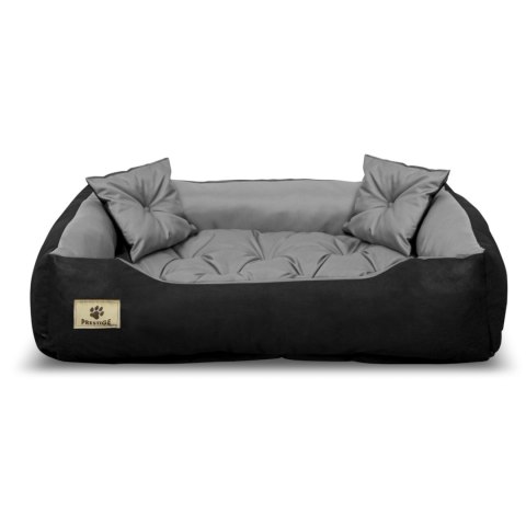 LEGOWISKO PRESTIGE DLA PSA, KOTA 115x90 / 130x105CM SZARO-CZARNE LEGOWISKO PRESTIGE DLA PSA, KOTA 115x90 / 130x105CM SZARO-CZARNE