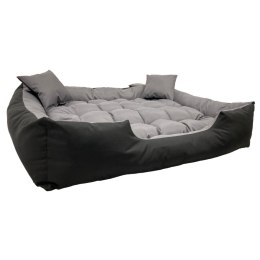 LEGOWISKO DLA  PSA ECCO 60x50 / 75x65 CM SZARO-CZARNE