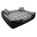 LEGOWISKO DLA  PSA ECCO 60x50 / 75x65 CM SZARO-CZARNE