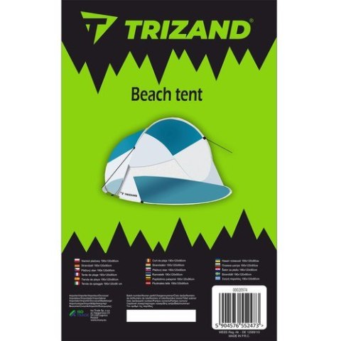 NAMIOT PLAŻOWY 190x120x90CM TRIZAND 20974 NAMIOT PLAŻOWY 190x120x90CM TRIZAND 20974