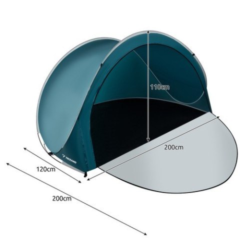NAMIOT PLAŻOWY 200x120x110CM TRIZAND 21267 NAMIOT PLAŻOWY 200x120x110CM TRIZAND 21267