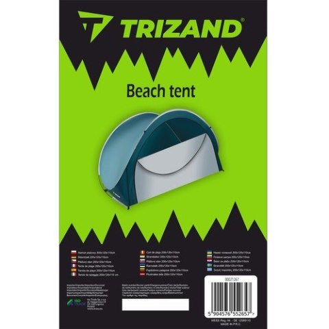 NAMIOT PLAŻOWY 200x120x110CM TRIZAND 21267 NAMIOT PLAŻOWY 200x120x110CM TRIZAND 21267