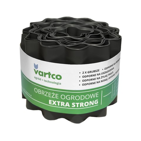 OBRZEŻE OGRODOWE FALISTE 20CM x9M VARTCO ExTRA STRONG SZARE OBRZEŻE OGRODOWE FALISTE 20CM x9M VARTCO ExTRA STRONG SZARE