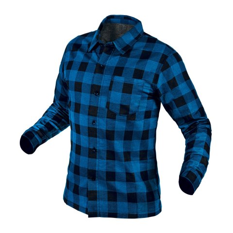 KOSZULA FLANELOWA, GRANATOWA, ROZMIAR L KOSZULA FLANELOWA, GRANATOWA, ROZMIAR L