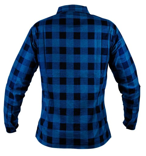 KOSZULA FLANELOWA, GRANATOWA, ROZMIAR L KOSZULA FLANELOWA, GRANATOWA, ROZMIAR L