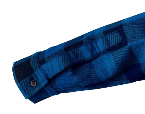 KOSZULA FLANELOWA, GRANATOWA, ROZMIAR L KOSZULA FLANELOWA, GRANATOWA, ROZMIAR L