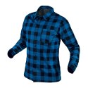KOSZULA FLANELOWA, GRANATOWA, ROZMIAR XXXL