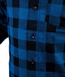 KOSZULA FLANELOWA, GRANATOWA, ROZMIAR XXXL