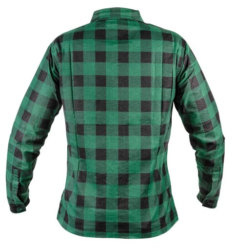 KOSZULA FLANELOWA, ZIELONA, ROZMIAR XL KOSZULA FLANELOWA, ZIELONA, ROZMIAR XL