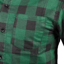 KOSZULA FLANELOWA, ZIELONA, ROZMIAR XXL