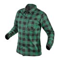 KOSZULA FLANELOWA, ZIELONA, ROZMIAR XXXL