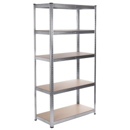 REGAŁ MAGAZYNOWY METALOWY SZAFKA 175 KG x5 180x90x40CM GREENBLUE, OCYNK, ROZKŁADANY, MDF, GB378