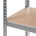 REGAŁ MAGAZYNOWY METALOWY SZAFKA 175 KG x5 180x90x40CM GREENBLUE, OCYNK, ROZKŁADANY, MDF, GB378
