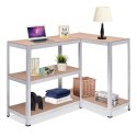 REGAŁ MAGAZYNOWY METALOWY SZAFKA 175 KG x5 180x90x40CM GREENBLUE, OCYNK, ROZKŁADANY, MDF, GB378
