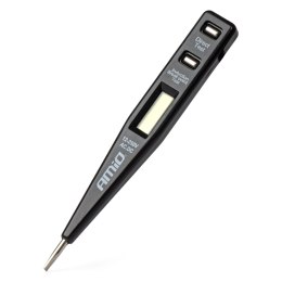 TESTER  PRÓBNIK NA PIĘCIA 12-250V Z WYŚWIETLACZEM LCD AMIO-03122