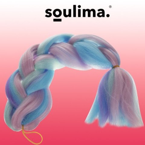 WŁOSY SYNTETYCZNE OMBRE NIEB/FIOL SOULIMA 21366 WŁOSY SYNTETYCZNE OMBRE NIEB/FIOL SOULIMA 21366