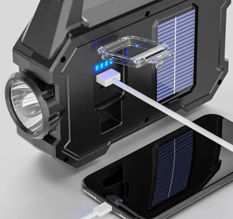 ZD103 LATARKA AKUMULATOROWA POWERBANK SOLARNA ZD103 LATARKA AKUMULATOROWA POWERBANK SOLARNA