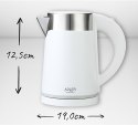 AD 1372 WHITE CZAJNIK METALOWY 0,6L