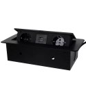GNIAZDO CHOWANE W BLAT USB-  PODWÓJNE IZOxIS 21446
