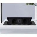 GNIAZDO CHOWANE W BLAT USB-  PODWÓJNE IZOxIS 21446