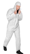 KOMBINEZON OCHRONNY PP+PE, ROZMIAR XXL/XXXL