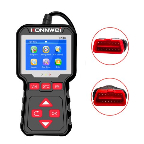 MIERNIK DIAGNOSTYCZNY, SKANER OBD2 KONNWEI KW320 MIERNIK DIAGNOSTYCZNY, SKANER OBD2 KONNWEI KW320