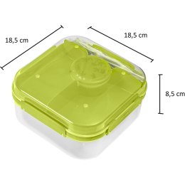 POJEMNIK ŚNIADANIOWY LIDO 1,6L ZIELONY BRANq