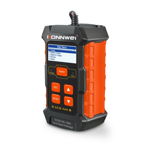 PROSTOWNIK, MIERNIK BATERII KONNWEI 520 PROSTOWNIK, MIERNIK BATERII KONNWEI 520