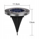 SOLARNA LAM PA NAJAZDOWA OGRODOWA LED MACLEAN IP44, 12 LED SMD, 4000K, NI-MH 600 MAH, 0,7W, MCE318