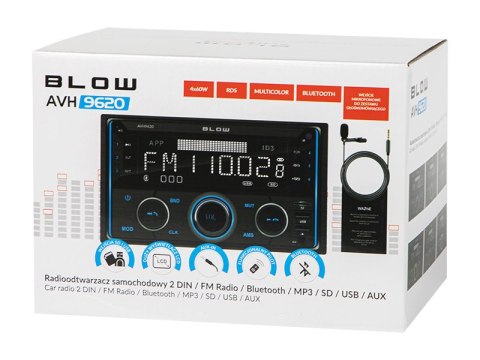 78-335# RADIO BLOW AVH-9620 2DIN RDS RGB M P3/USB/MICRO SD/BLUETOOTH 78-335# RADIO BLOW AVH-9620 2DIN RDS RGB M P3/USB/MICRO SD/BLUETOOTH