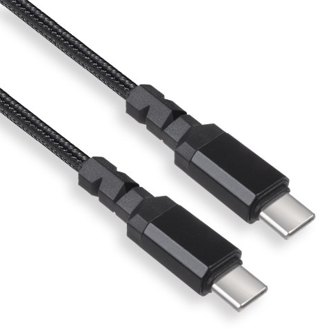 KABEL 2 x USB-C 100W MACLEAN, WS PIERAJĄCY PD, PRZESYŁ DANYCH DO 10GB PS, 5A, CZARNY, DŁ. 1M, MCE491 KABEL 2 x USB-C 100W MACLEAN, WS PIERAJĄCY PD, PRZESYŁ DANYCH DO 10GB PS, 5A, CZARNY, DŁ. 1M, MCE491