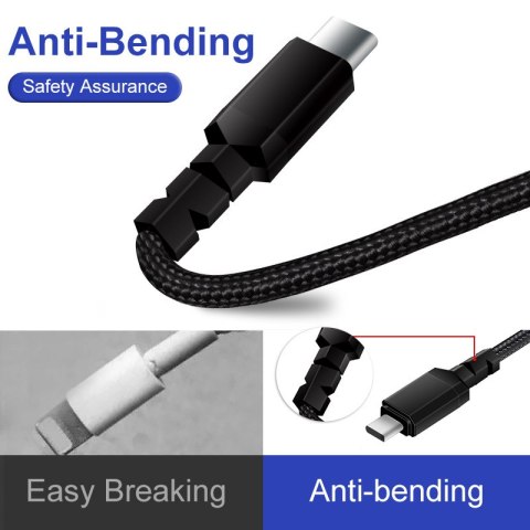 KABEL 2 x USB-C 100W MACLEAN, WS PIERAJĄCY PD, PRZESYŁ DANYCH DO 10GB PS, 5A, CZARNY, DŁ. 1M, MCE491 KABEL 2 x USB-C 100W MACLEAN, WS PIERAJĄCY PD, PRZESYŁ DANYCH DO 10GB PS, 5A, CZARNY, DŁ. 1M, MCE491