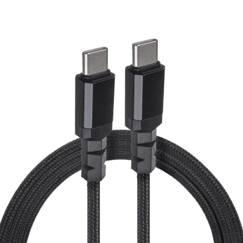 KABEL 2 x USB-C 15W MACLEAN, WS PIERAJĄCY QC 3.0, PRZESYŁ DANYCH, 3A, CZARNY, DŁ. 2M, MCE494 KABEL 2 x USB-C 15W MACLEAN, WS PIERAJĄCY QC 3.0, PRZESYŁ DANYCH, 3A, CZARNY, DŁ. 2M, MCE494