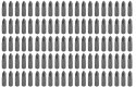 KOŃCÓWKI WKRĘTAKOWE PZ2 x 25 MM, 100 SZT.