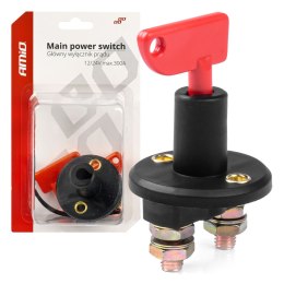 WYŁĄCZNIK ODŁĄCZNIK  PRĄDU AKUMULATORA HEBEL 12V 24V AMIO-03023