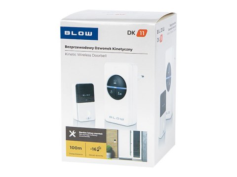 17-123# DZWONEK BEZ PRZEWODOWY KINETIC DK-11 17-123# DZWONEK BEZ PRZEWODOWY KINETIC DK-11