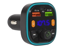 74-170# TRANSMITER FM BLOW BLUETOOTH5.0+qC3.0 + PD 20W
