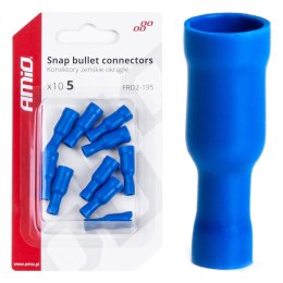 KONEKTORY IZOLOWANE ŻEŃSKIE OKRĄGŁE WALCOWE 5MM 1.5-.25MM2 15A 10 SZT. AMIO-03075