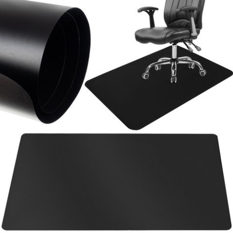 MATA OCHRONNA POD KRZESŁO 100x140CM RUHHY - CZARNA MATA OCHRONNA POD KRZESŁO 100x140CM RUHHY - CZARNA