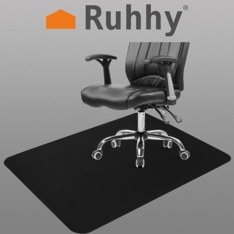 MATA OCHRONNA POD KRZESŁO 100x140CM RUHHY - CZARNA MATA OCHRONNA POD KRZESŁO 100x140CM RUHHY - CZARNA