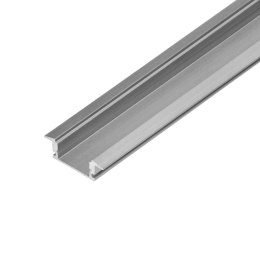PROFIL ALUMINIOWY DO TAŚM LED, 2000 x 24,5 x 6,85 MM, W PUSZCZANY W KARTON GI PS, SREBRNY