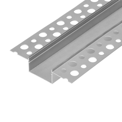 PROFIL ALUMINIOWY NA 2 TAŚMY LED, 2000 x 57,89 x 9,8 MM, W PUSZCZANY W KARTON GI PS, SREBRNY PROFIL ALUMINIOWY NA 2 TAŚMY LED, 2000 x 57,89 x 9,8 MM, W PUSZCZANY W KARTON GI PS, SREBRNY