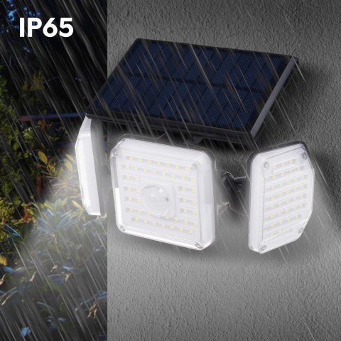 SOLARNA LAM PA LED Z CZUJNIKIEM RUCHU MACLEAN IP65, 4W, 320LM, 4000K, LI-ION 1200 MAH, 3 TRYBY PRACY MCE615 SOLARNA LAM PA LED Z CZUJNIKIEM RUCHU MACLEAN IP65, 4W, 320LM, 4000K, LI-ION 1200 MAH, 3 TRYBY PRACY MCE615