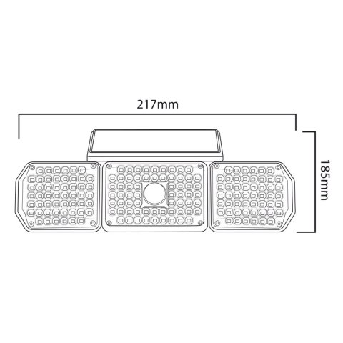 SOLARNA LAM PA LED Z CZUJNIKIEM RUCHU MACLEAN IP65, 4W, 320LM, 4000K, LI-ION 1200 MAH, 3 TRYBY PRACY MCE615 SOLARNA LAM PA LED Z CZUJNIKIEM RUCHU MACLEAN IP65, 4W, 320LM, 4000K, LI-ION 1200 MAH, 3 TRYBY PRACY MCE615